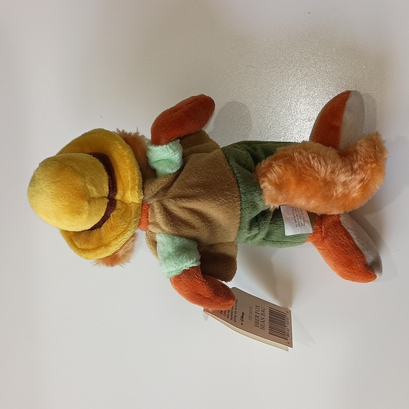 NWT- Walt Disney World BRER FOX Beanie Mini Bean Bag Plush Song of The South - Picture 2 of 6